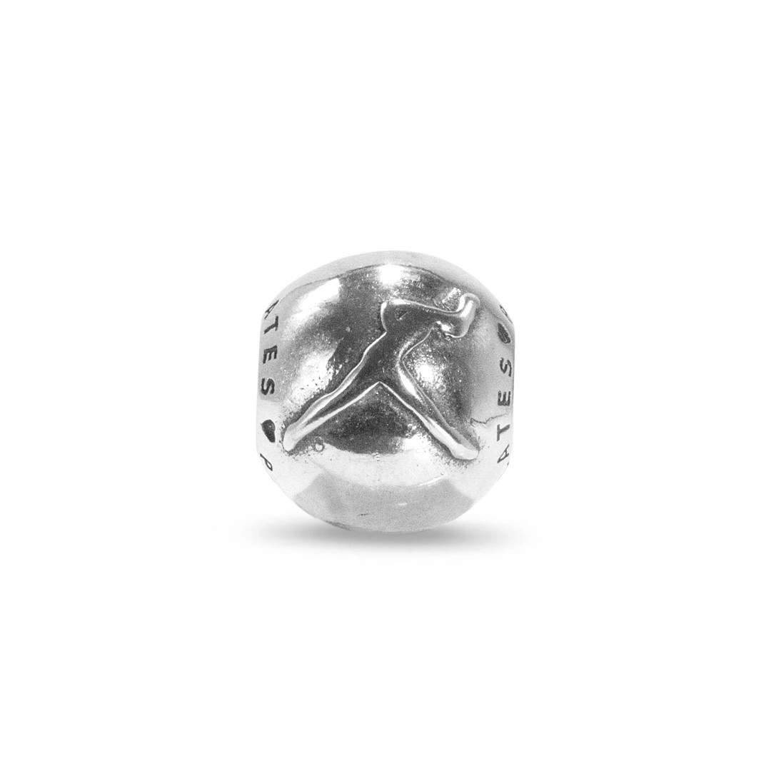 Berloque de Prata com Bola de Pilates